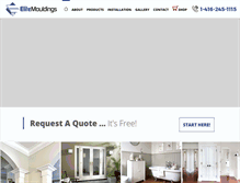 Tablet Screenshot of mouldings-toronto.com